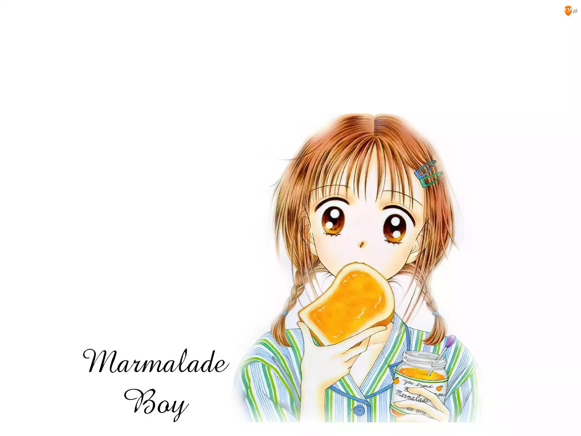 Marmalade Boy, dziecko, chleb, dżem