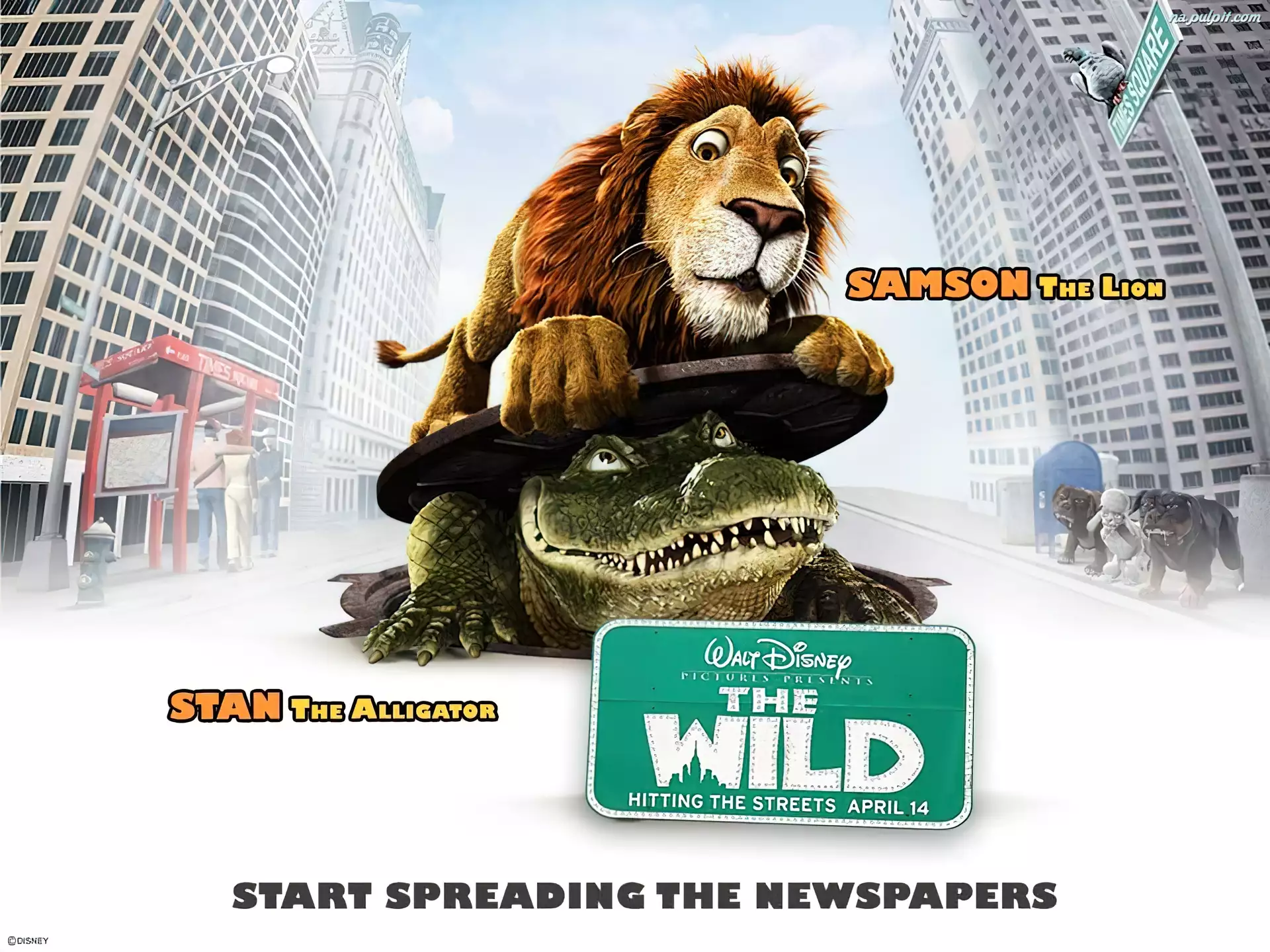Film animowany, The Wild, Stan, Sam, Dżungla