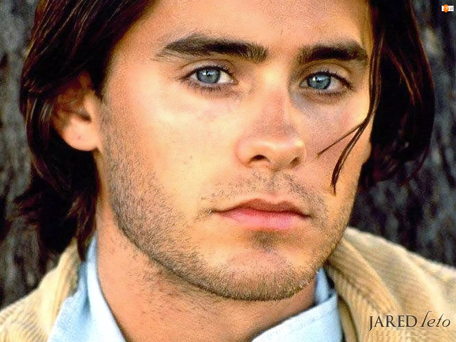 niebieskie oczy, Jared Leto, zarost