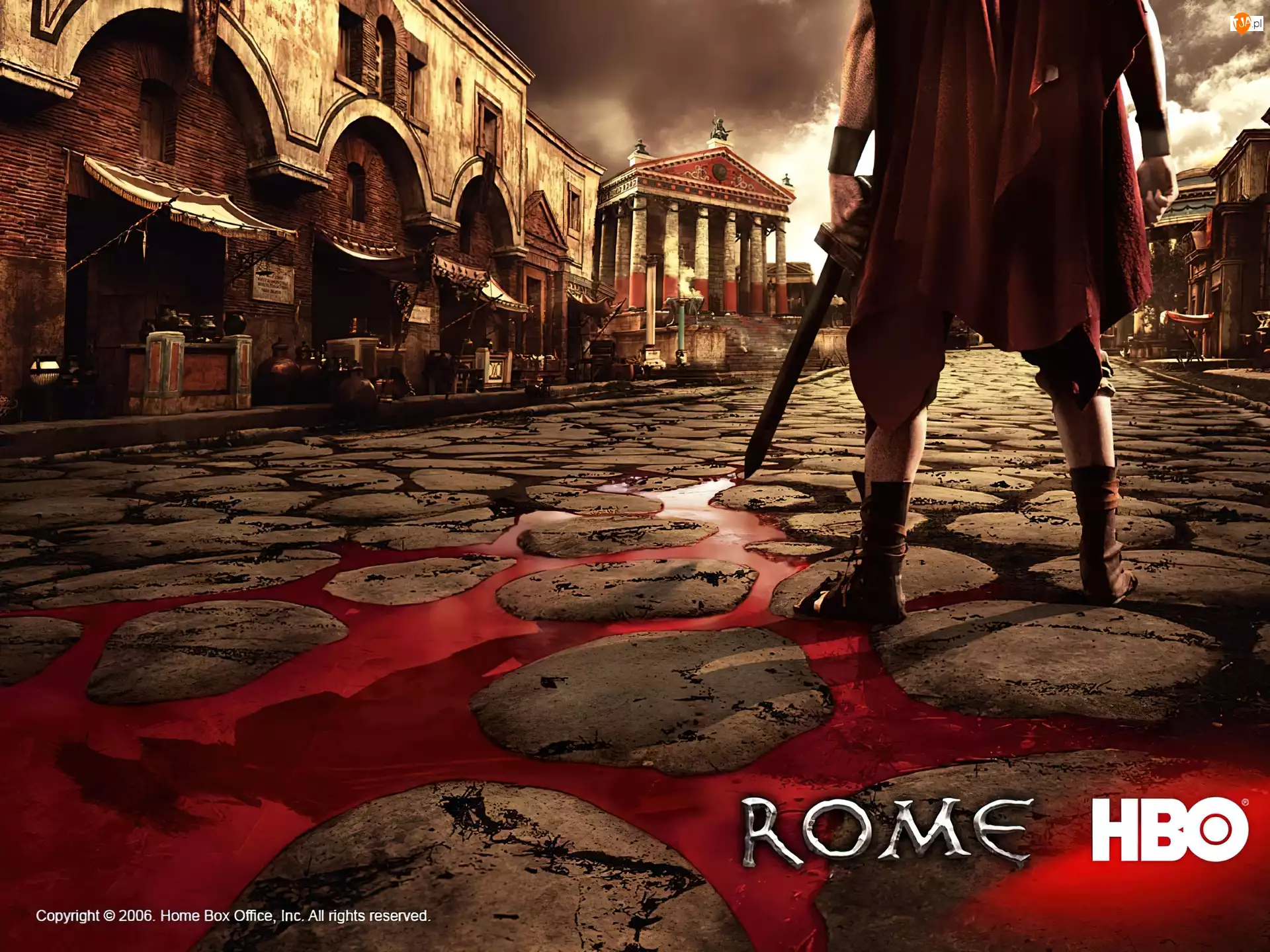 rynek, człowiek, Rzym, Rome, miecz