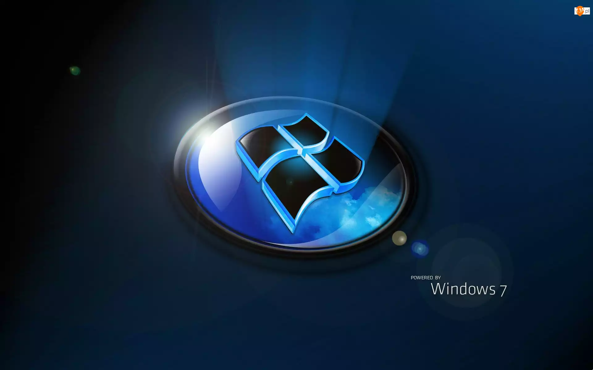 Kółko, Logo, Windows 7