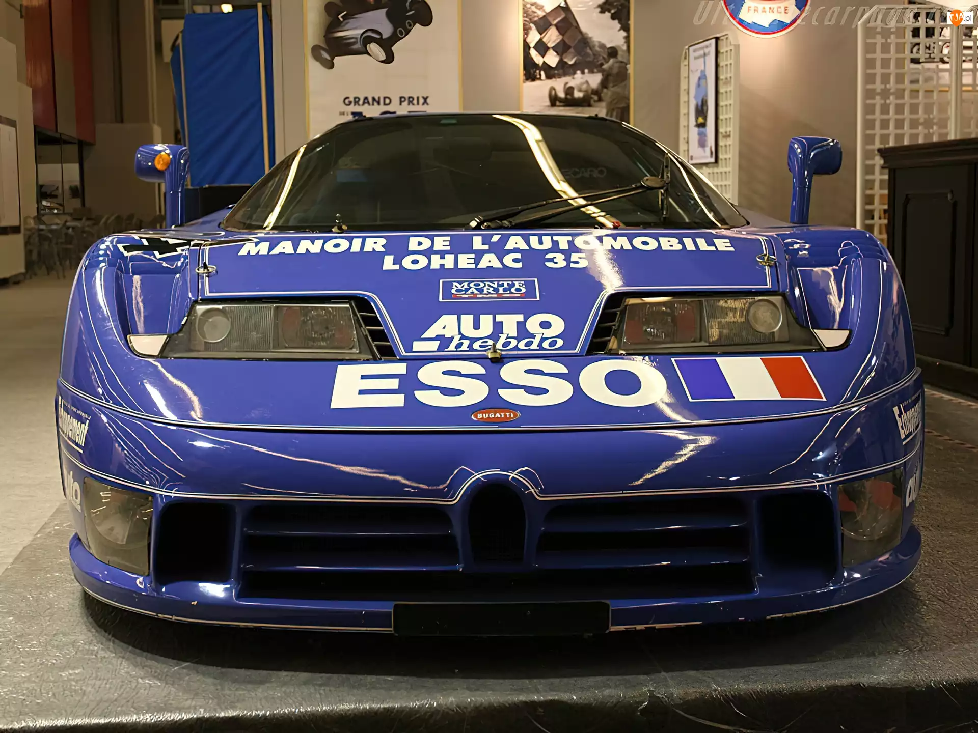 Maska, Przód, Bugatti EB 110