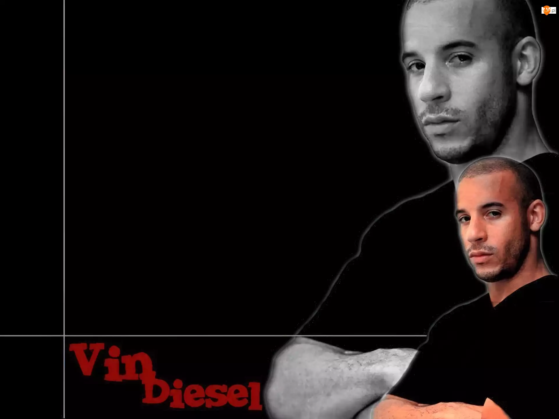 czarna koszulka, Vin Diesel