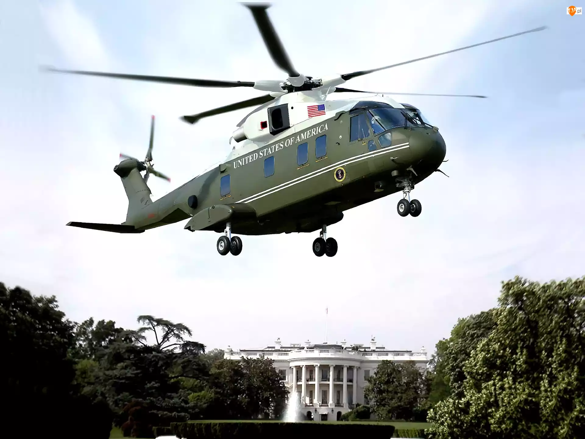 Dom, Lockheed Martin, Presidential Hawk, VH-71, Biały