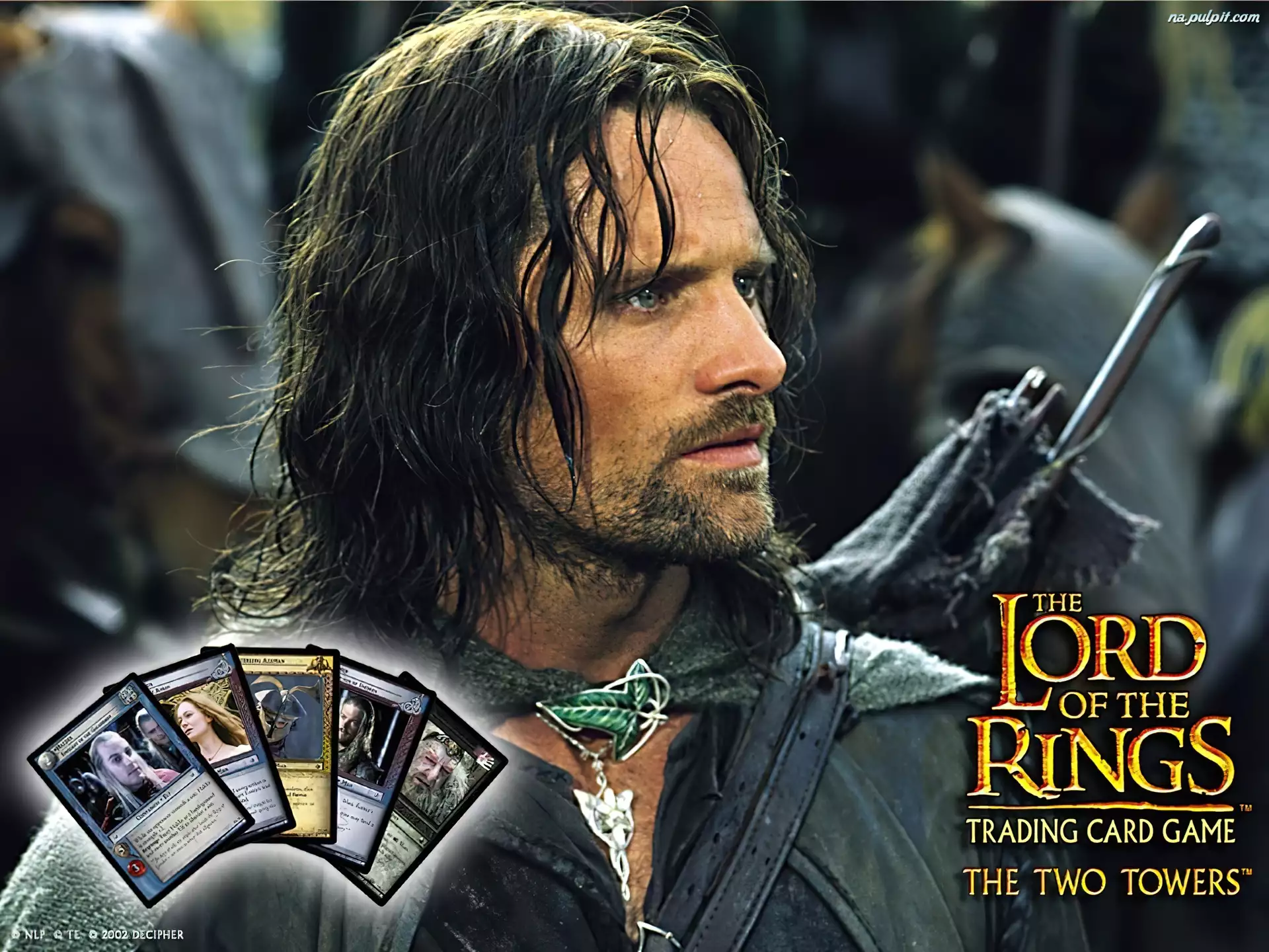 The Lord of The Rings, karty, Viggo Mortensen, zbroja