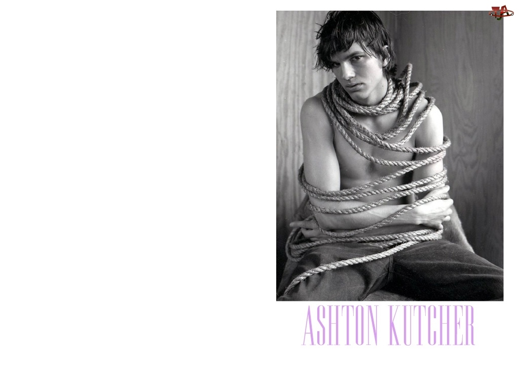 lina, Ashton Kutcher, jeansy