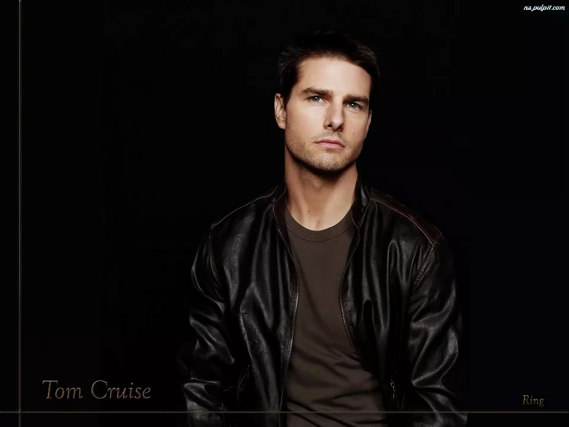 Tom Cruise, czarna kurtka