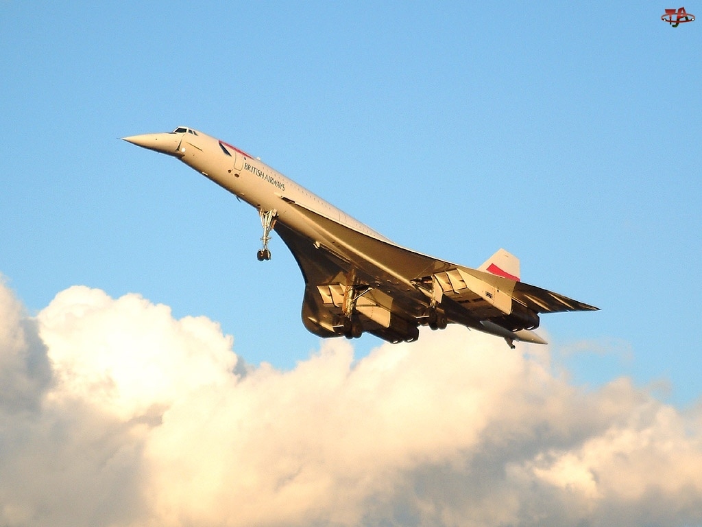 Chmury, Odrzutowiec, Concorde