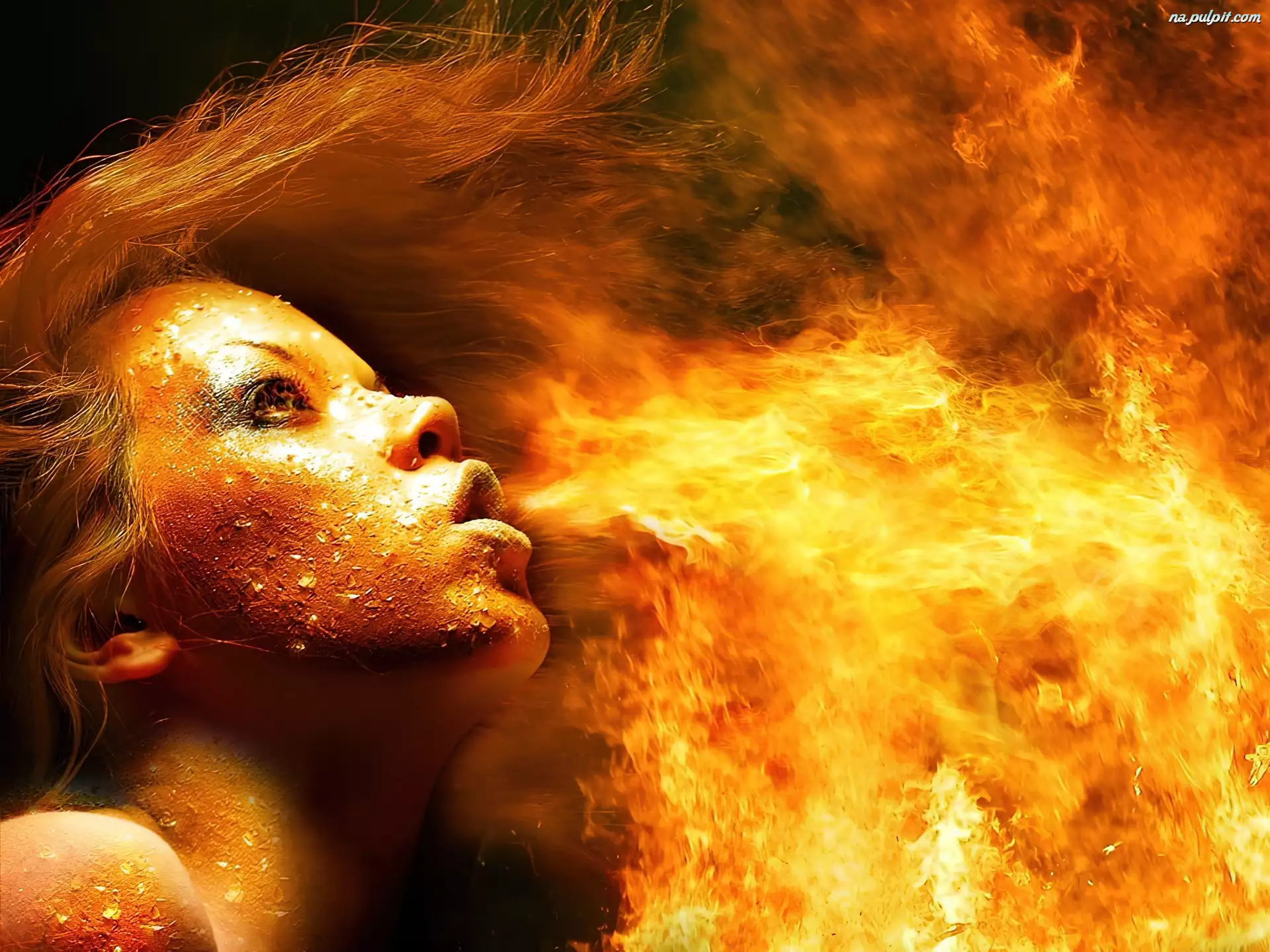 Ogień, Kobieta