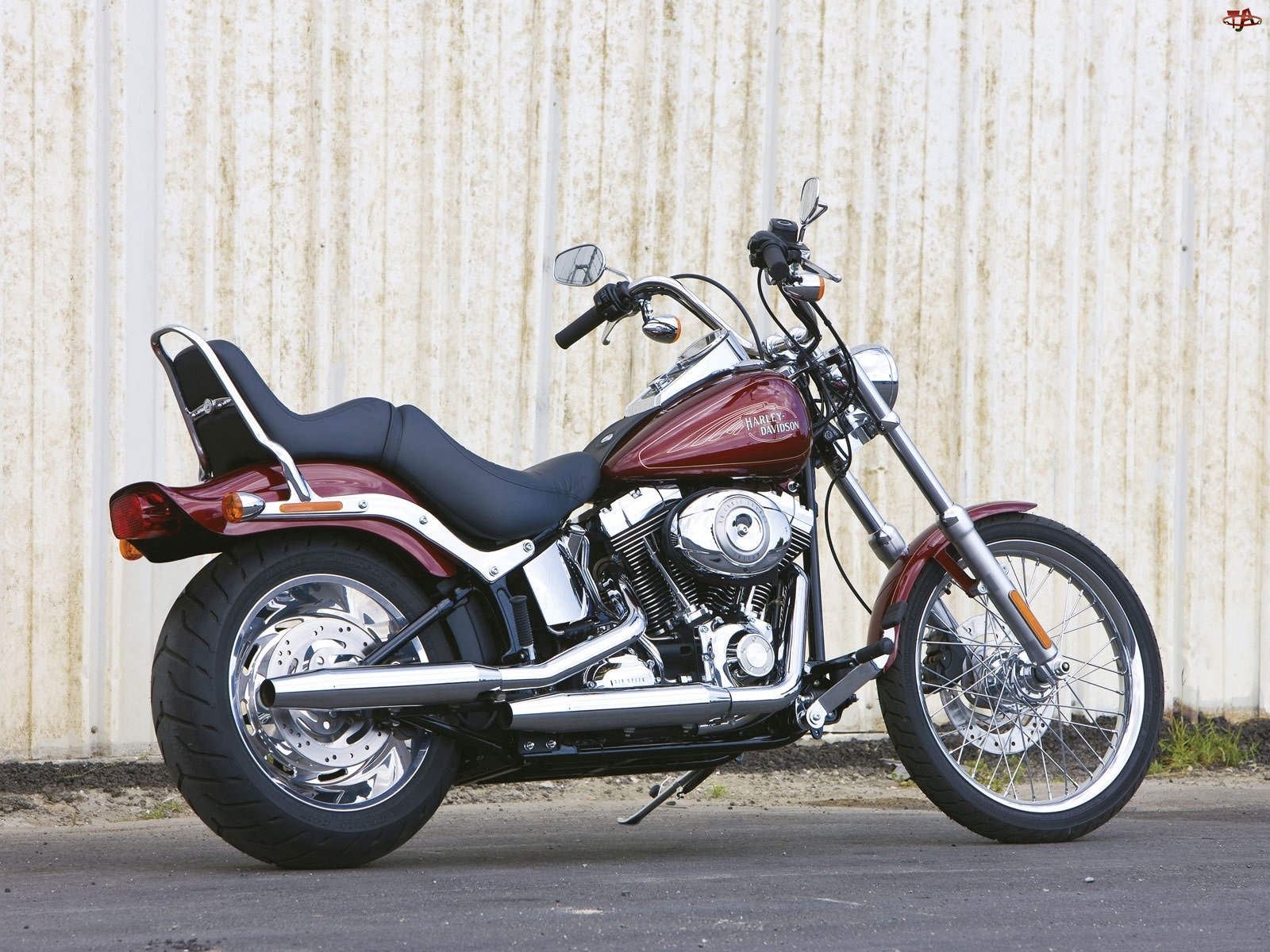 Lampa, Harley Davidson Softail Custom, Tylna