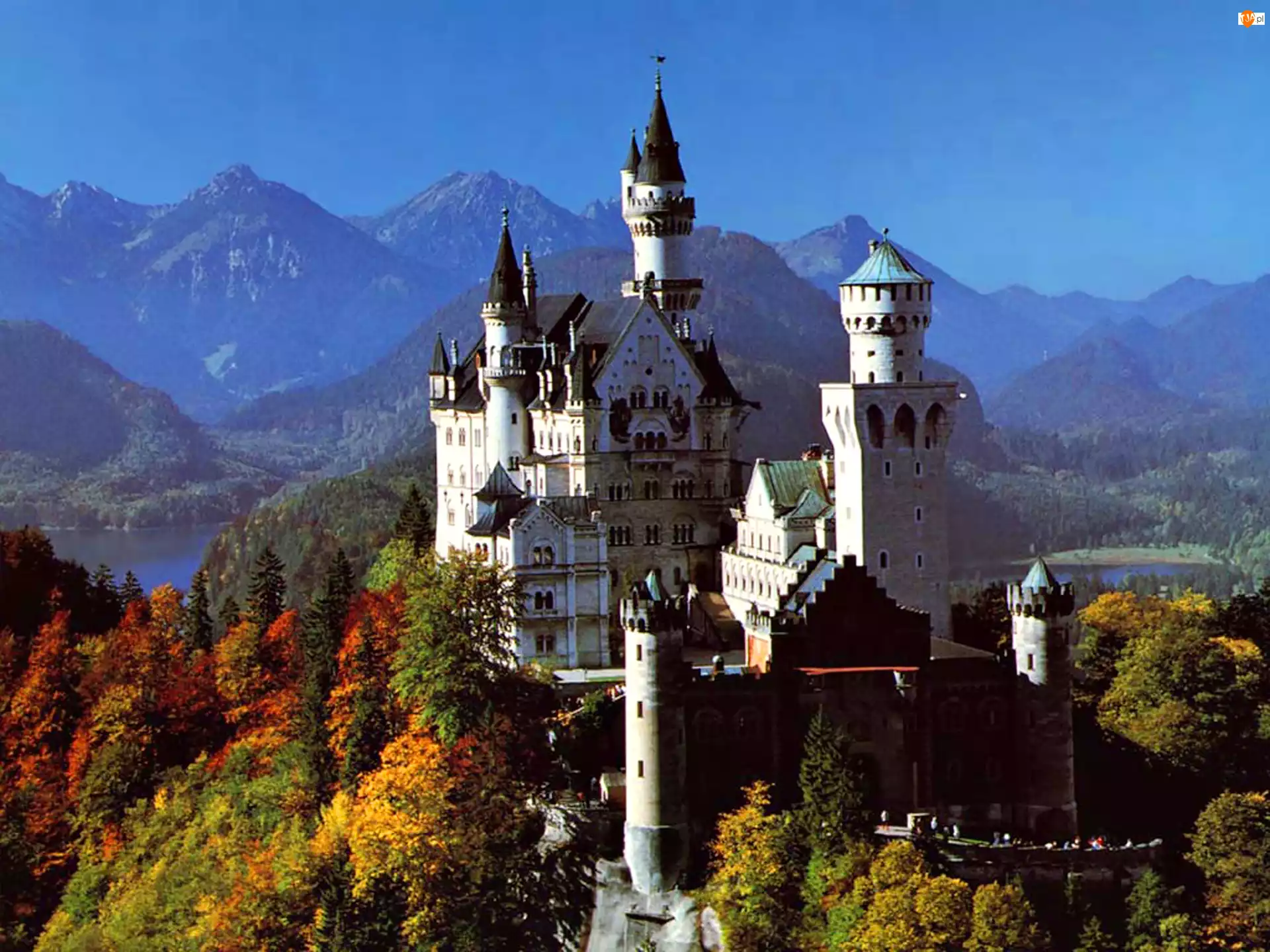 Niemcy, Niemcy, Zamek Neuschwanstein, Bawaria, Góry