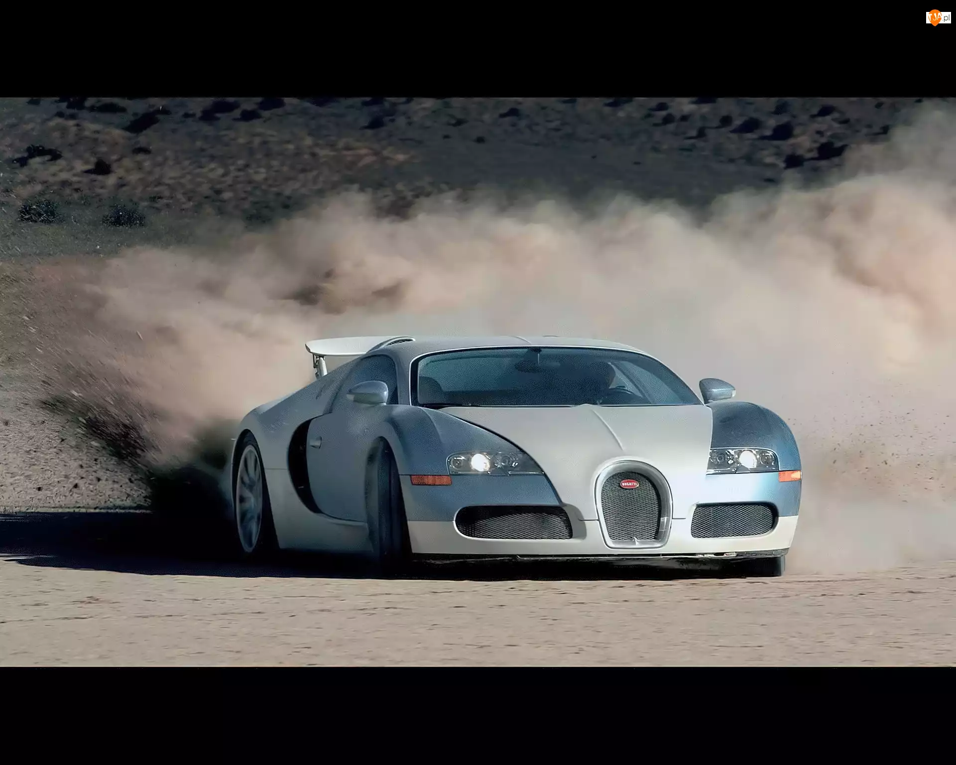Na szutrze, Moc, Bugatti Veyron