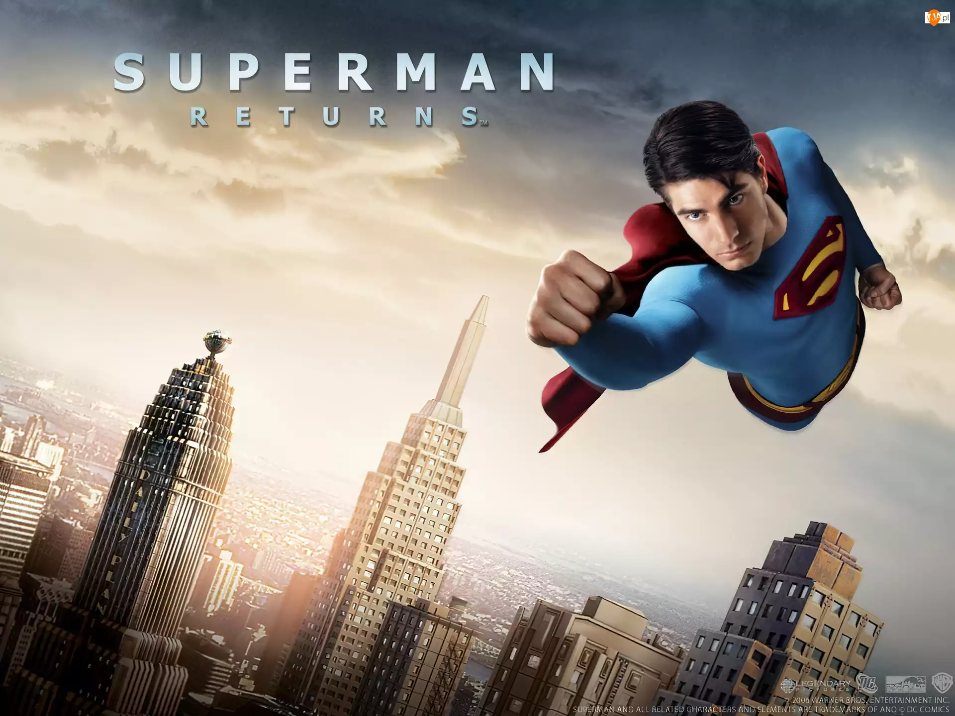 wieżowce, Superman Returns, Brandon Routh, miasto