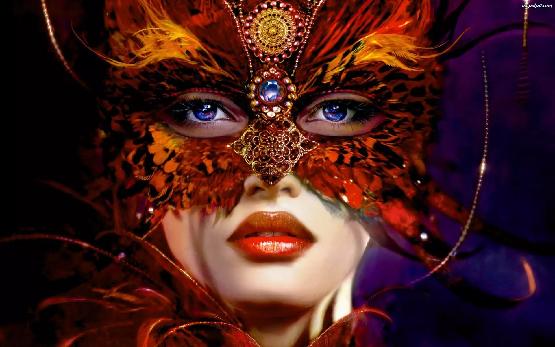 Biżuteria, Kobieta, Maska