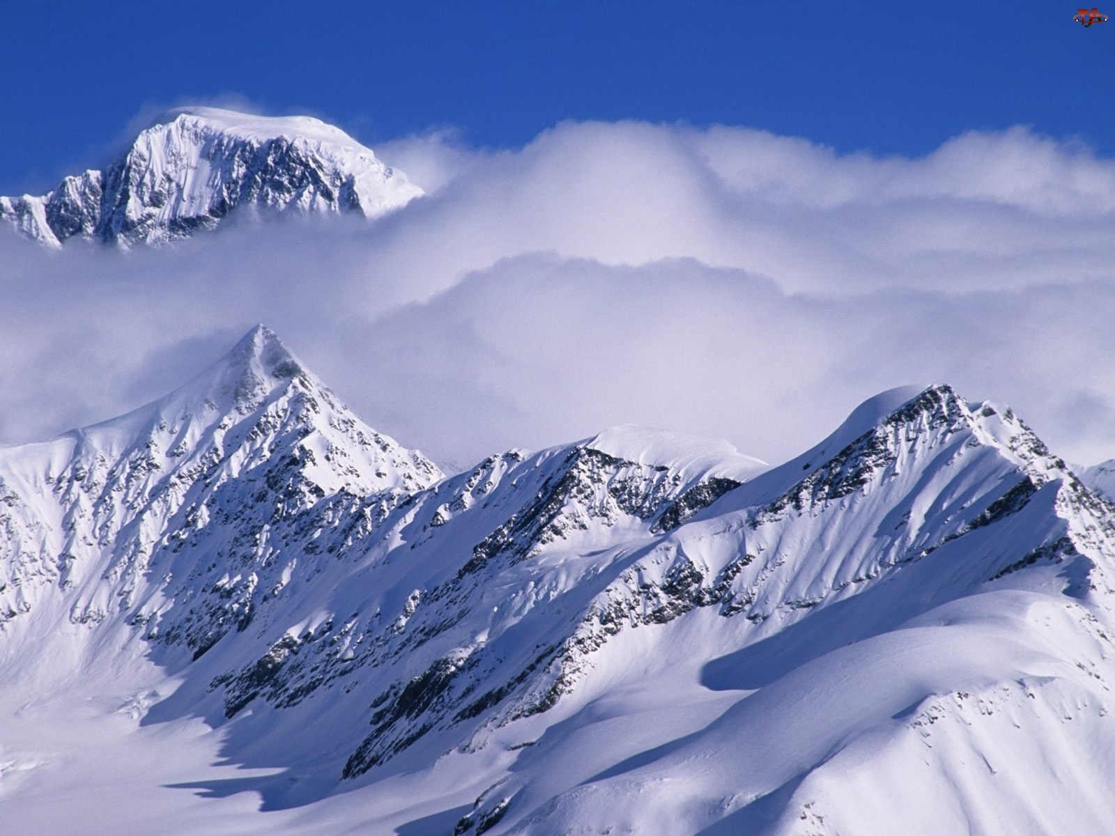 Alaska, Zima, Góry