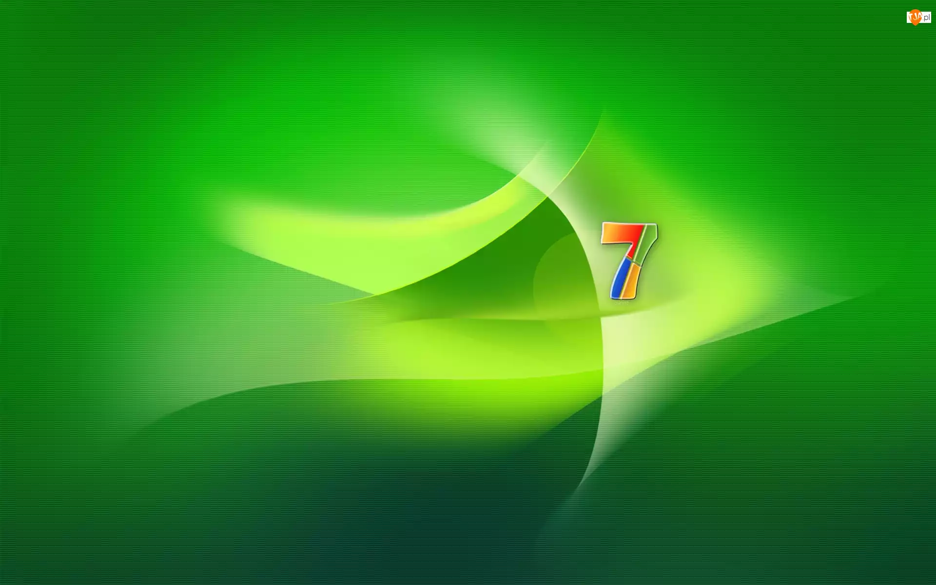 Windows 7, Smugi, Zielone, Pasy