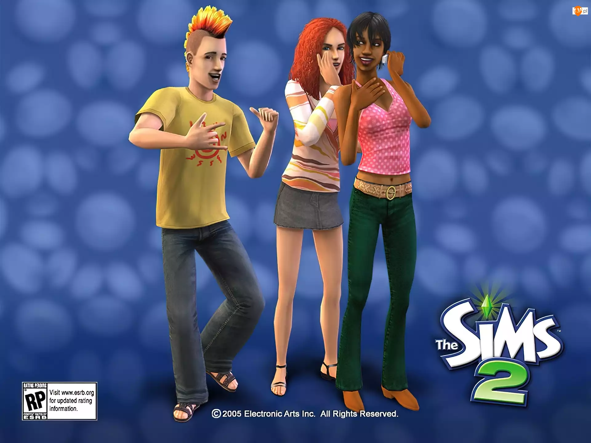 Mężczyzna, The Sims 2, Dwie, Kobiety