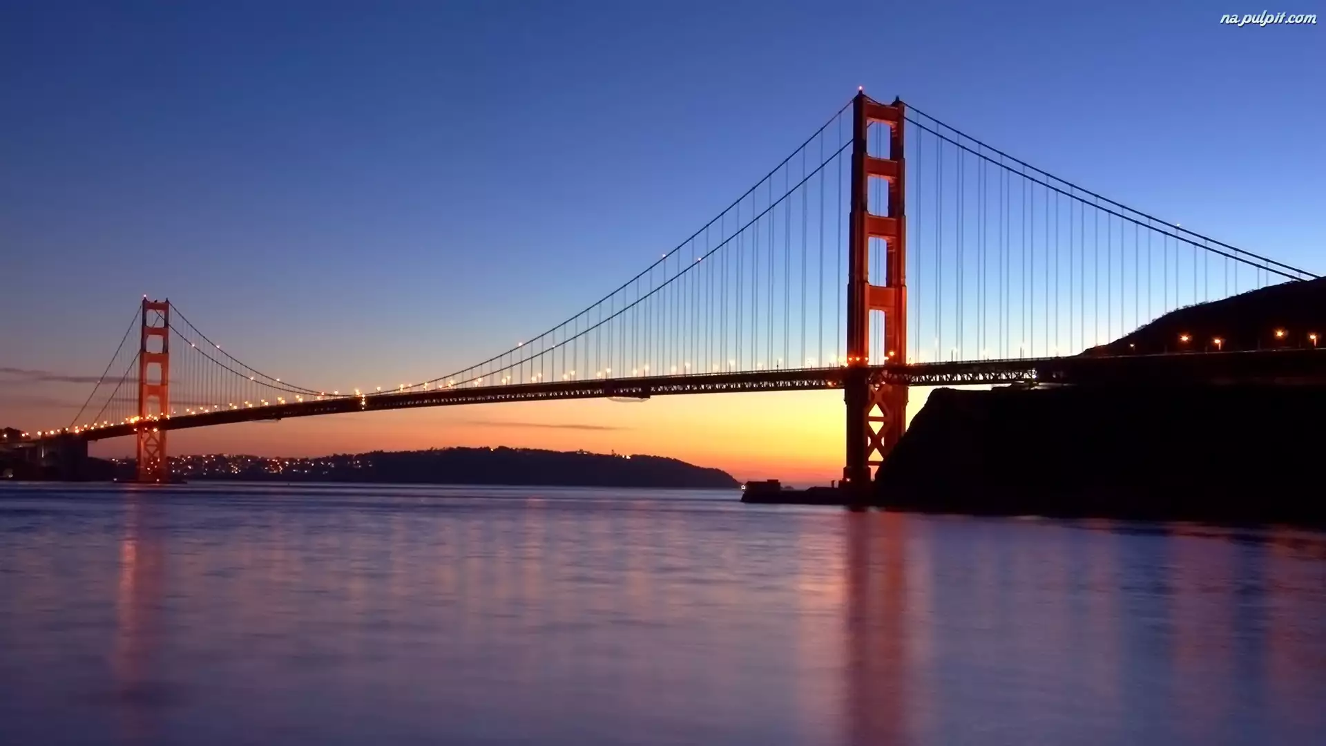 Golden Gate, San Francisco, Wiszący, Most