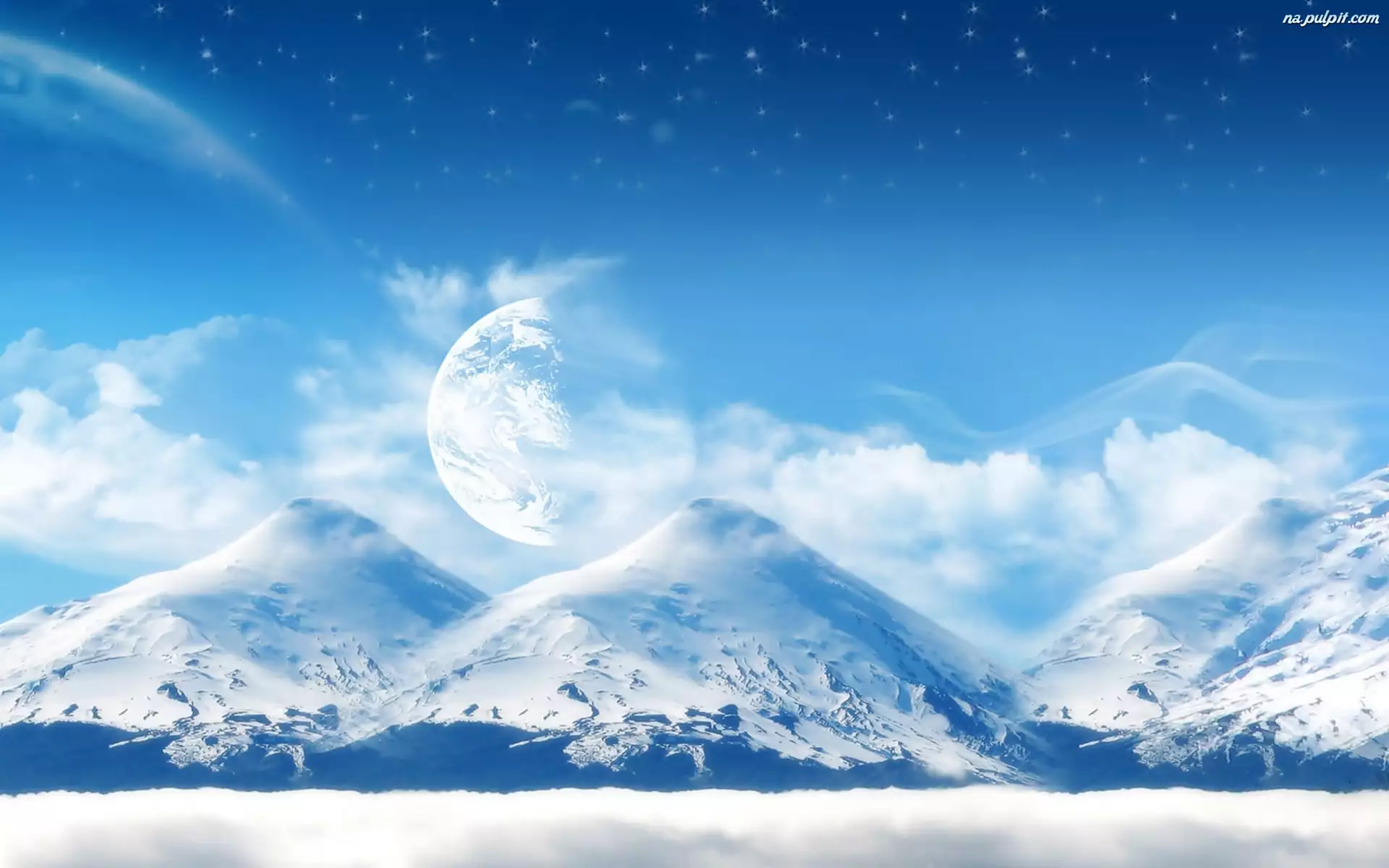 Zima, Góry, Gwiazdy