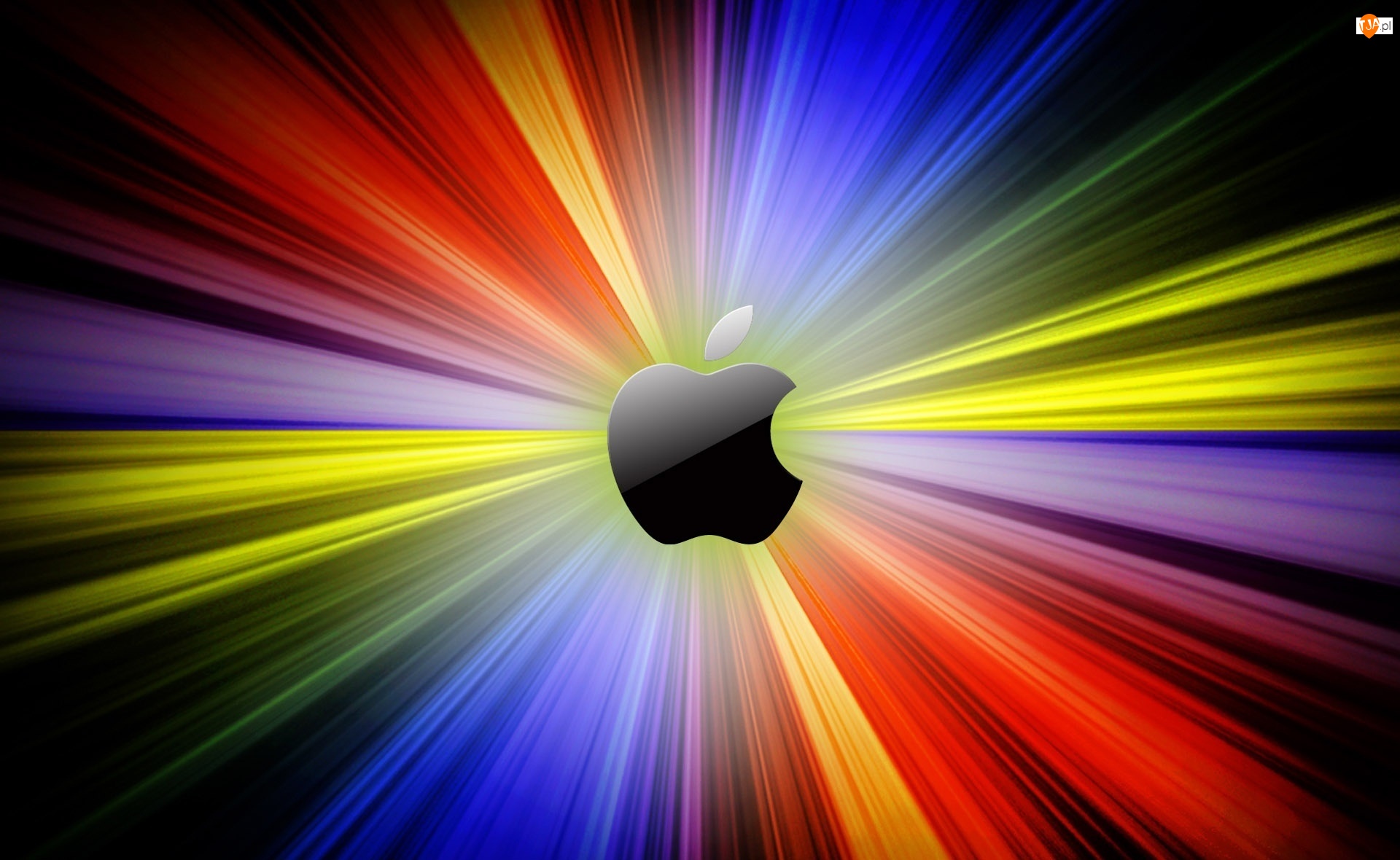 Logo, Pasma, Apple, Kolorowe