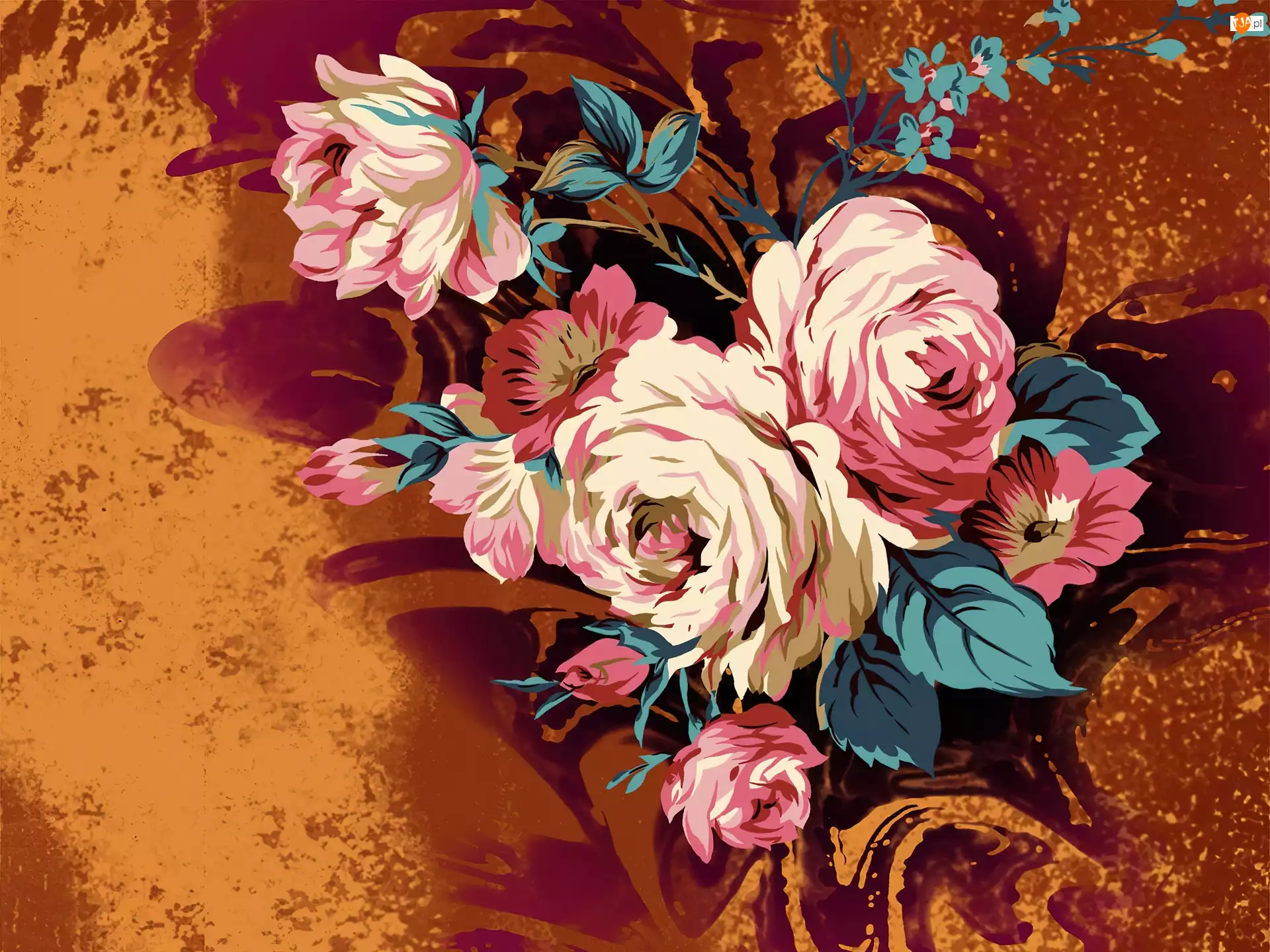 Kwiatów, Obraz, Bukiet