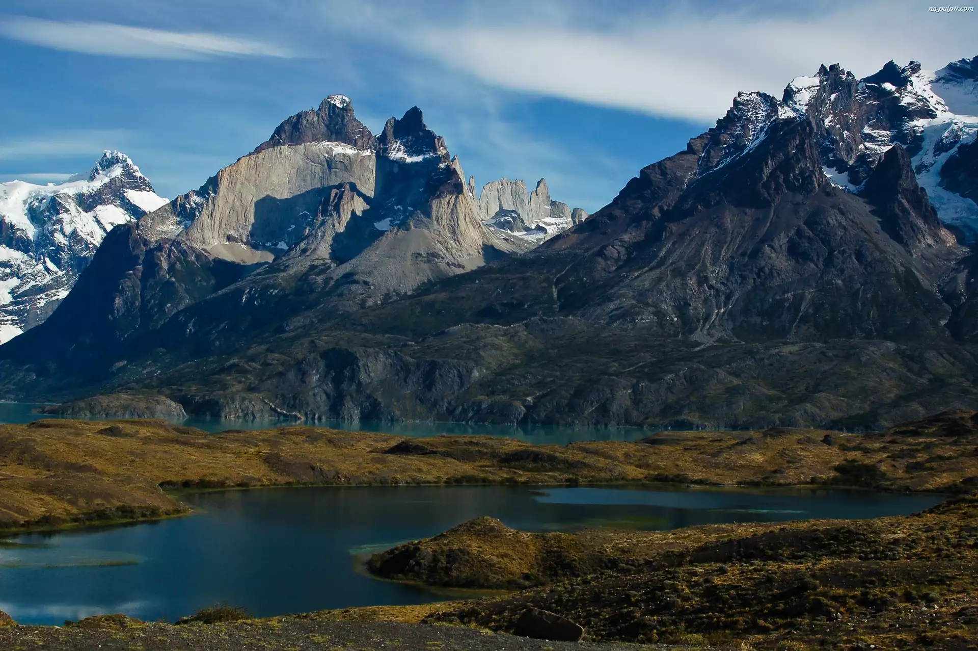 Patagonia, Jezioro, Góry