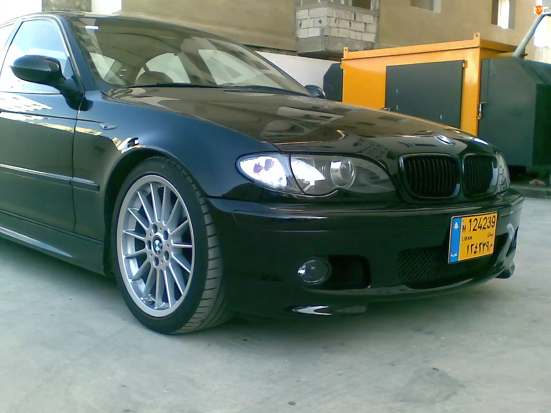 E46, Przód, Czarny, BMW 3
