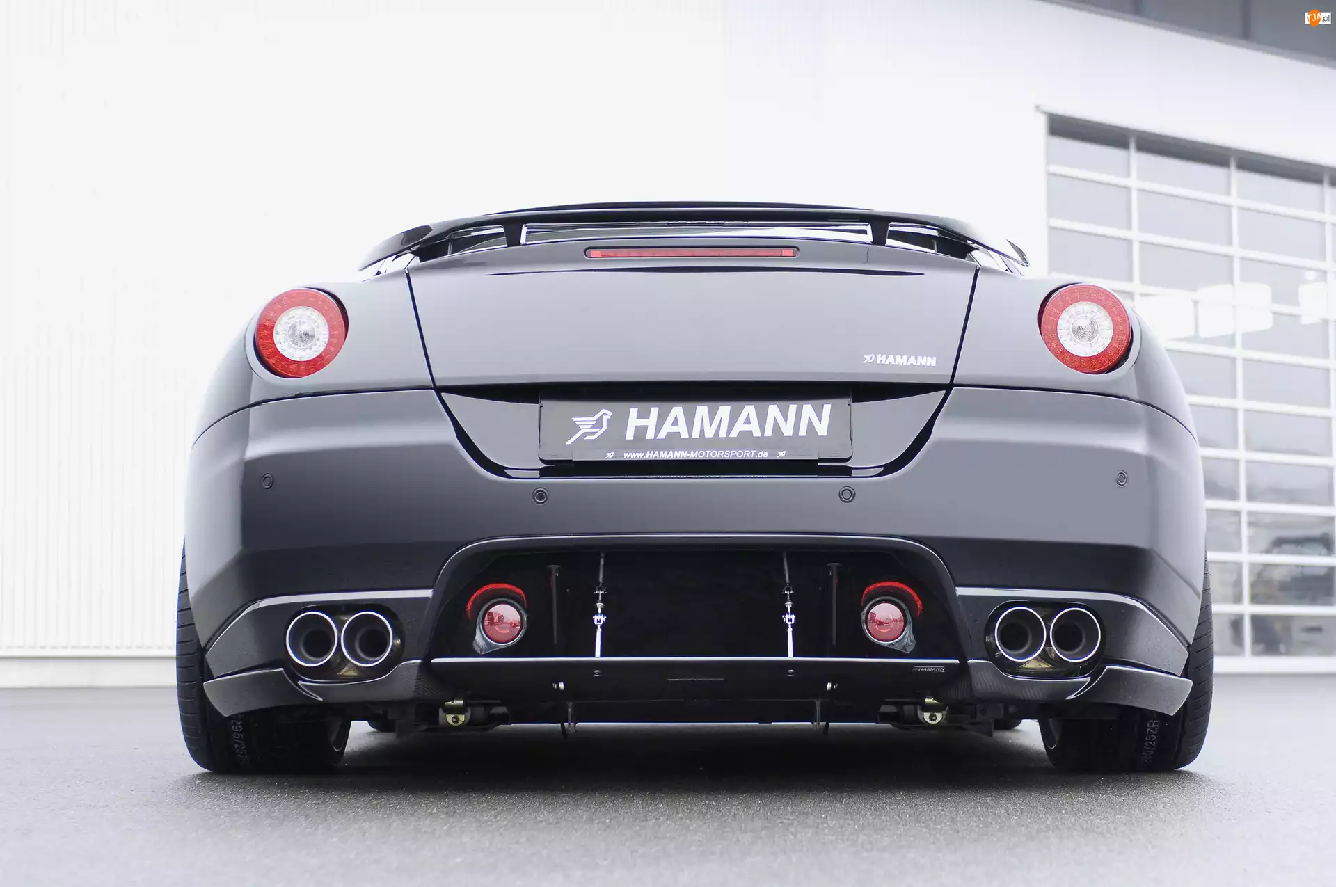 Tył, Wydech, Ferrari 599, Hamann