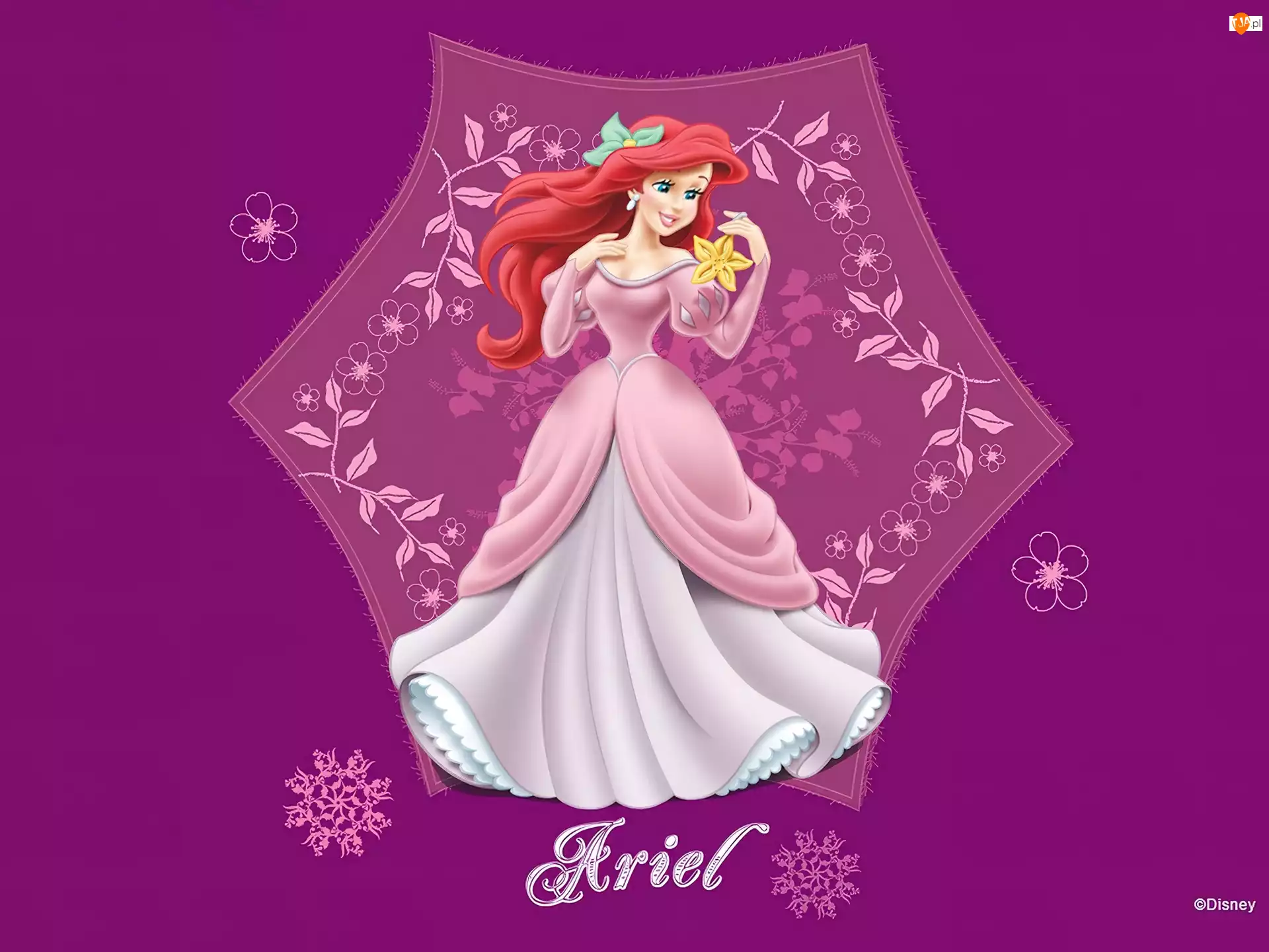 Kwiat, Ariel, Suknia