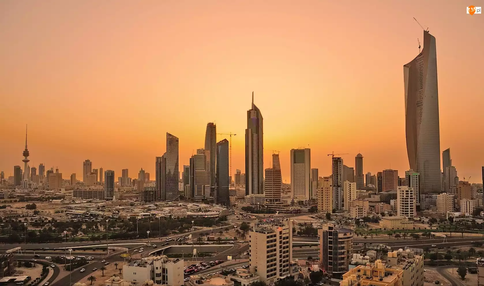 Słońca, Kuwejt, Zachód