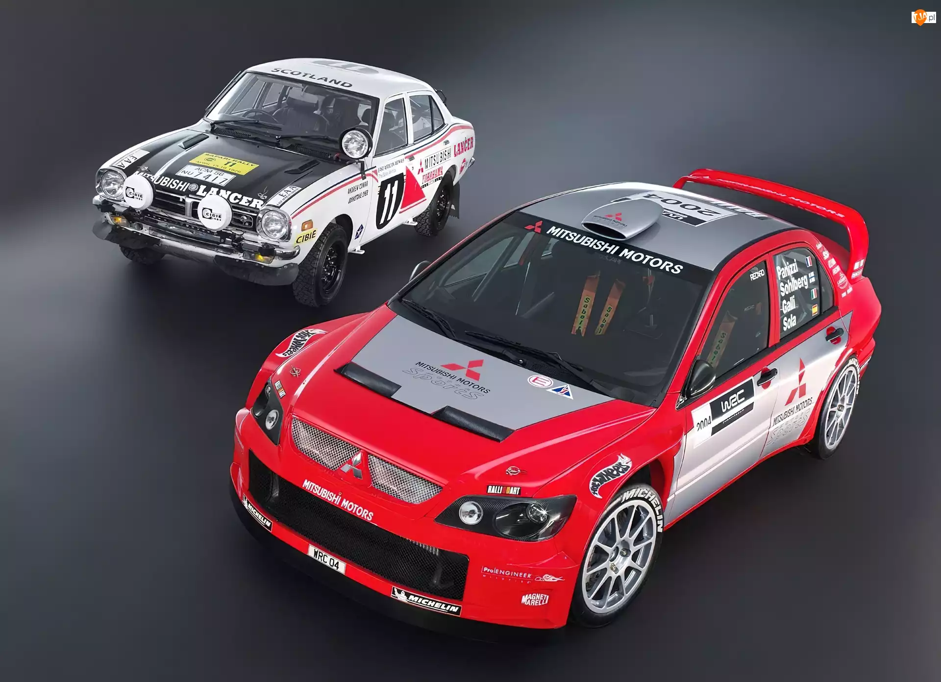 Mitsubishi Lancer WRC, Dwa, Samochody