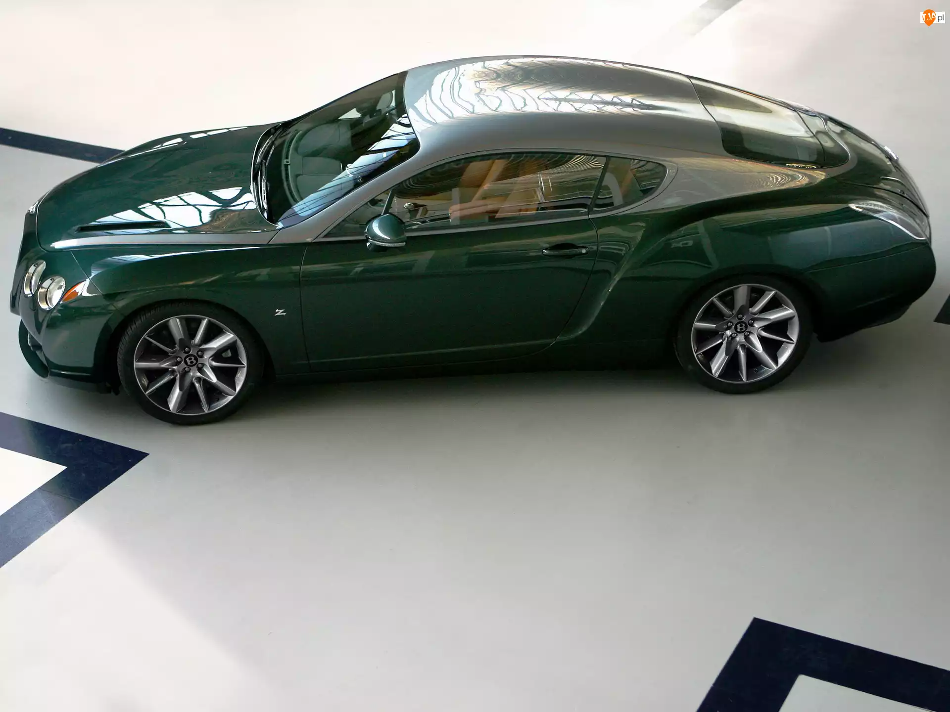 Coupe, Zielony, Bentley GTZ Zagato