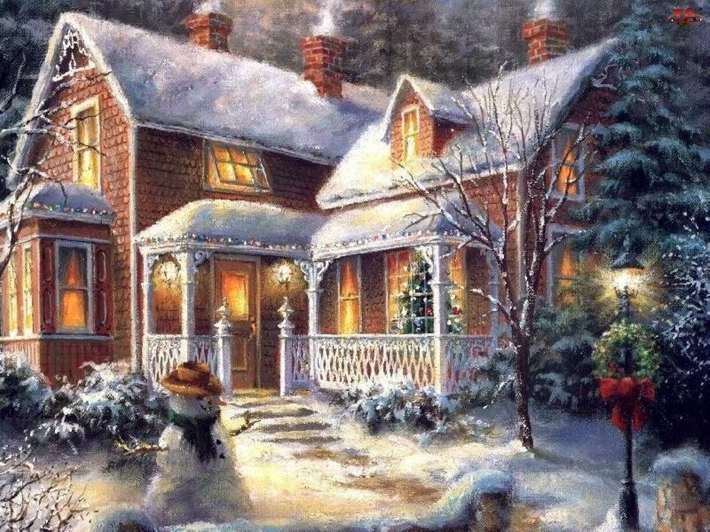 Boże Narodzenie, domek