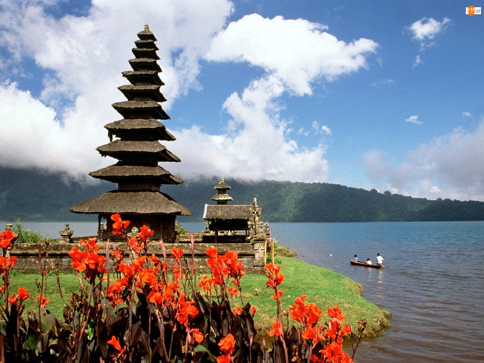 Bratan, Danu, Świątynia, Indonezja, Bali, Ulun, Jezioro