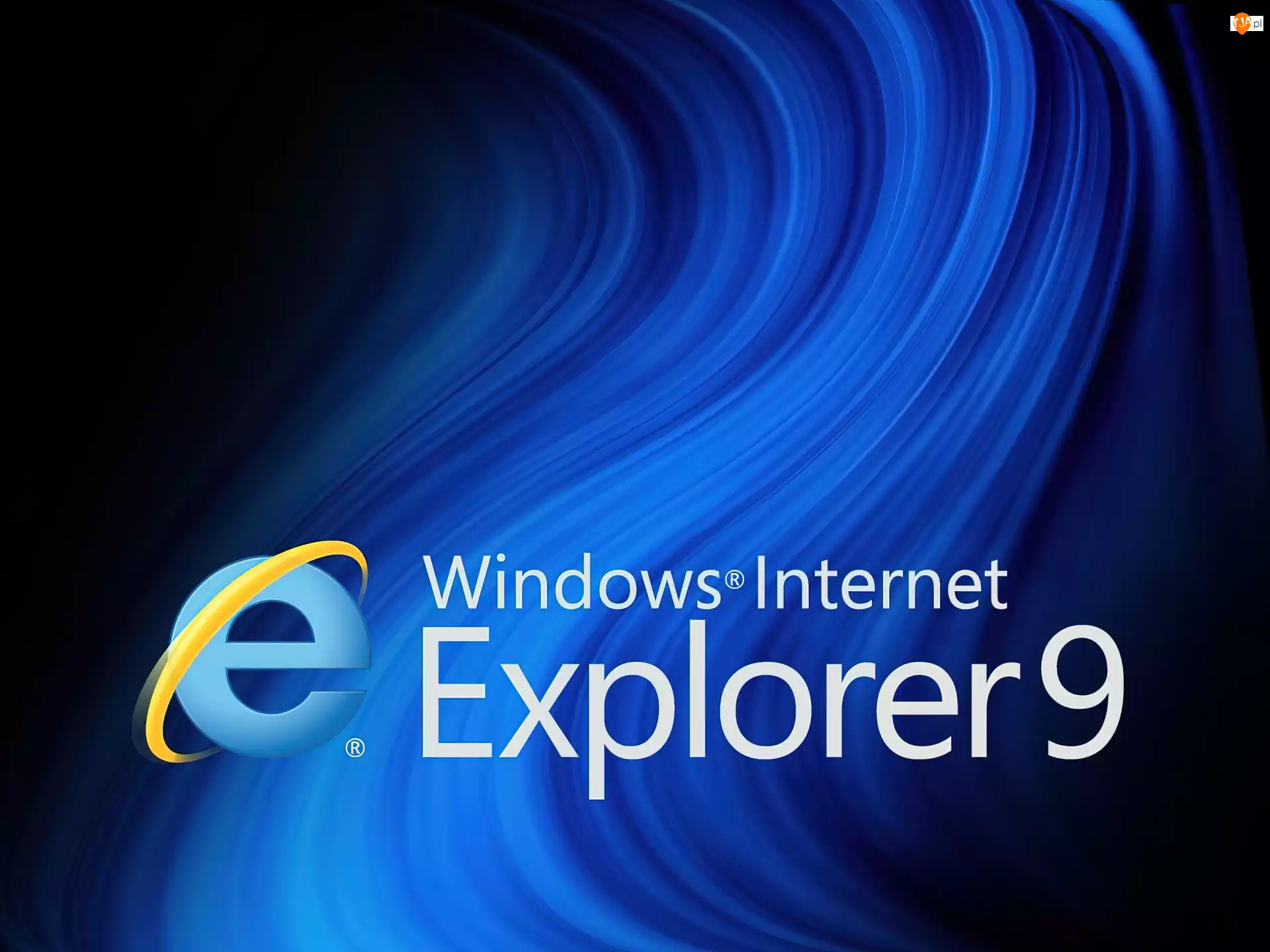 Fala, Internet Explorer 9, Niebieska
