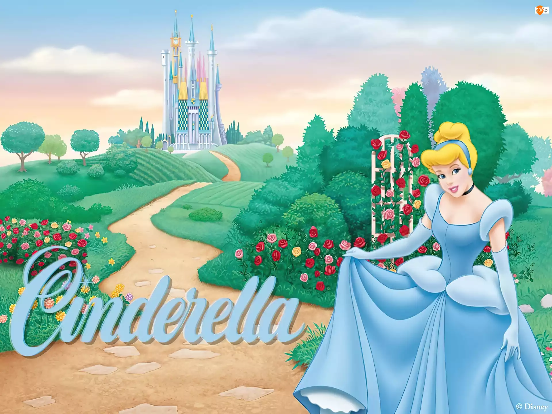 zamek, Film animowany, Kopciuszek, Cinderella