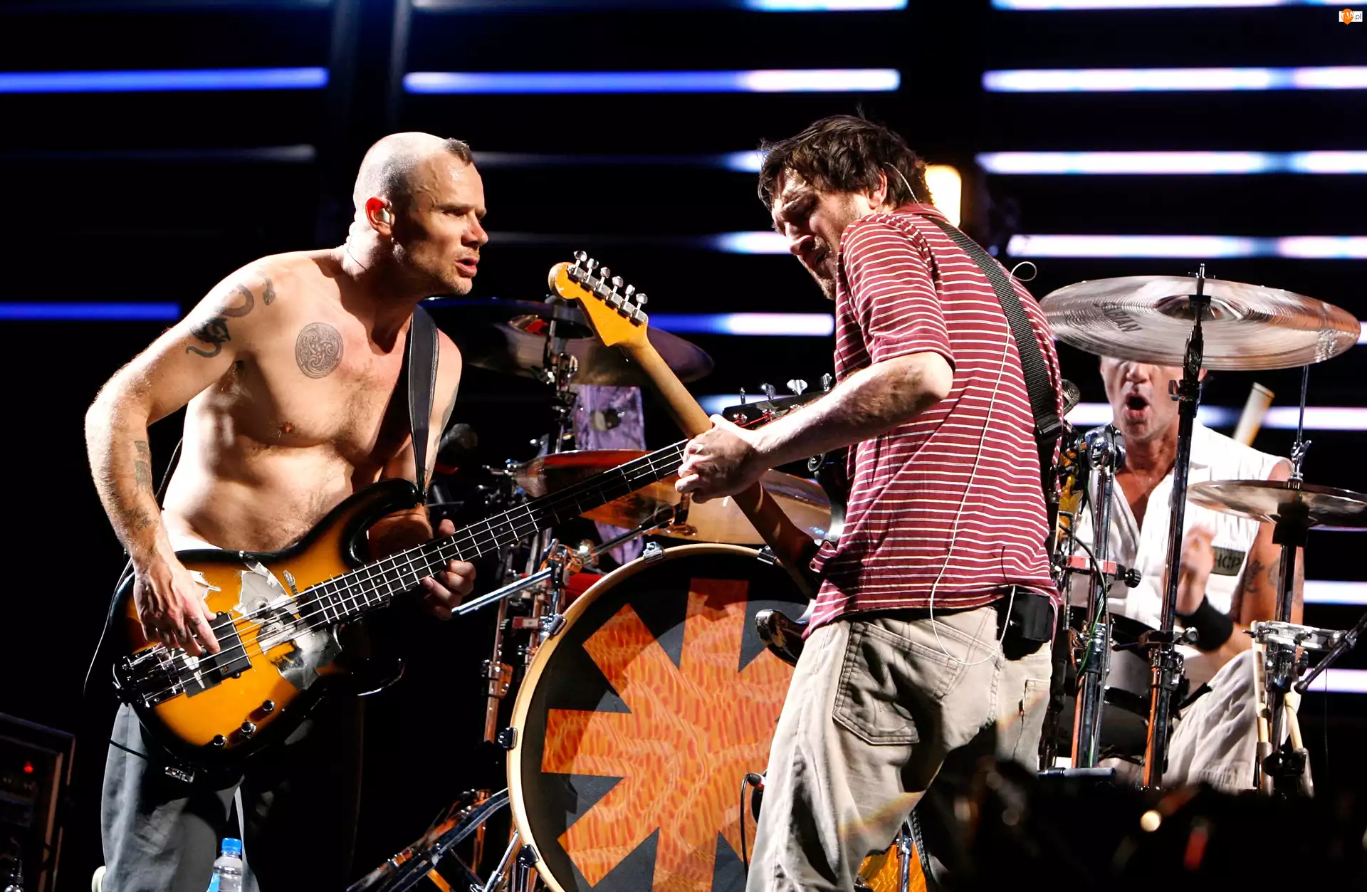 Chad Smith, Flea, John Frusciante