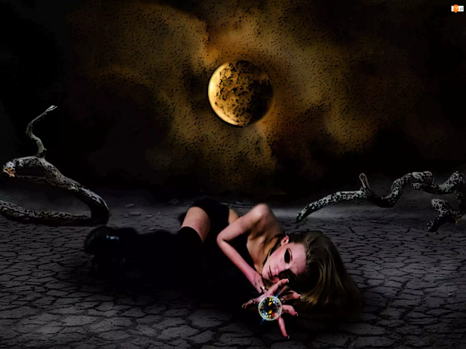 Księżyc, Kobieta, Demon