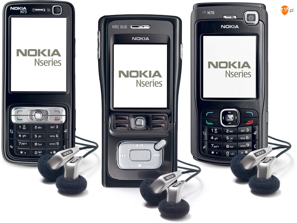 Nokia N73, Czarny, Nokia N70, Nokia N91