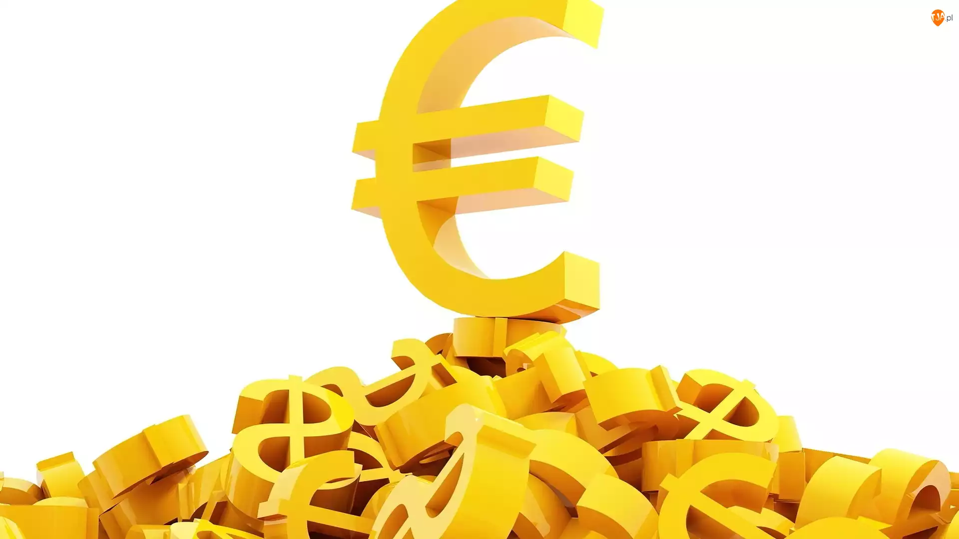 Pieniądze, Symbol, Euro, Dolary