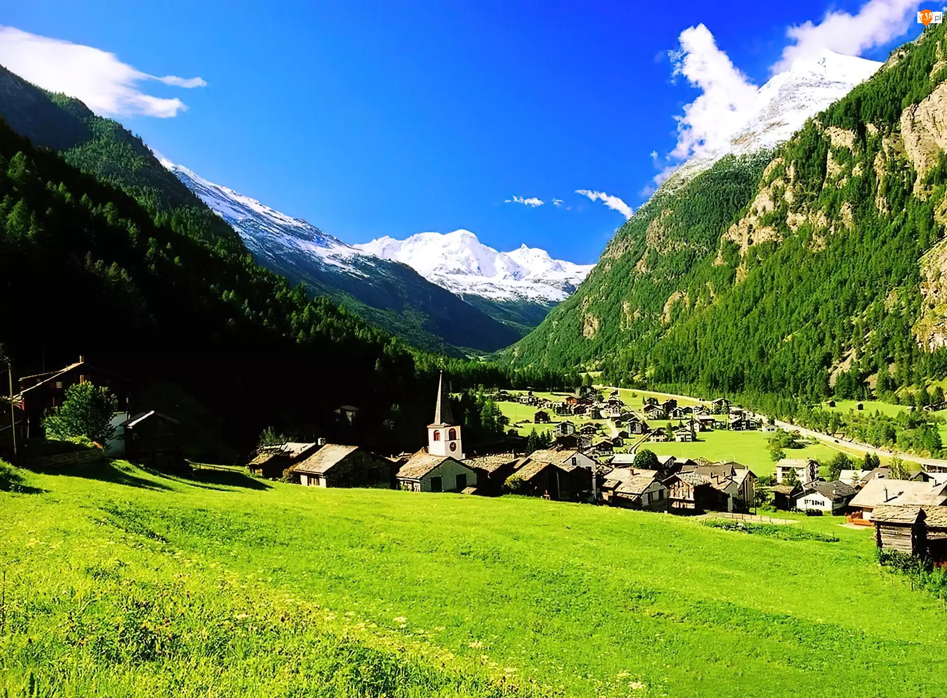 Góry, Miasteczko, Szwajcaria