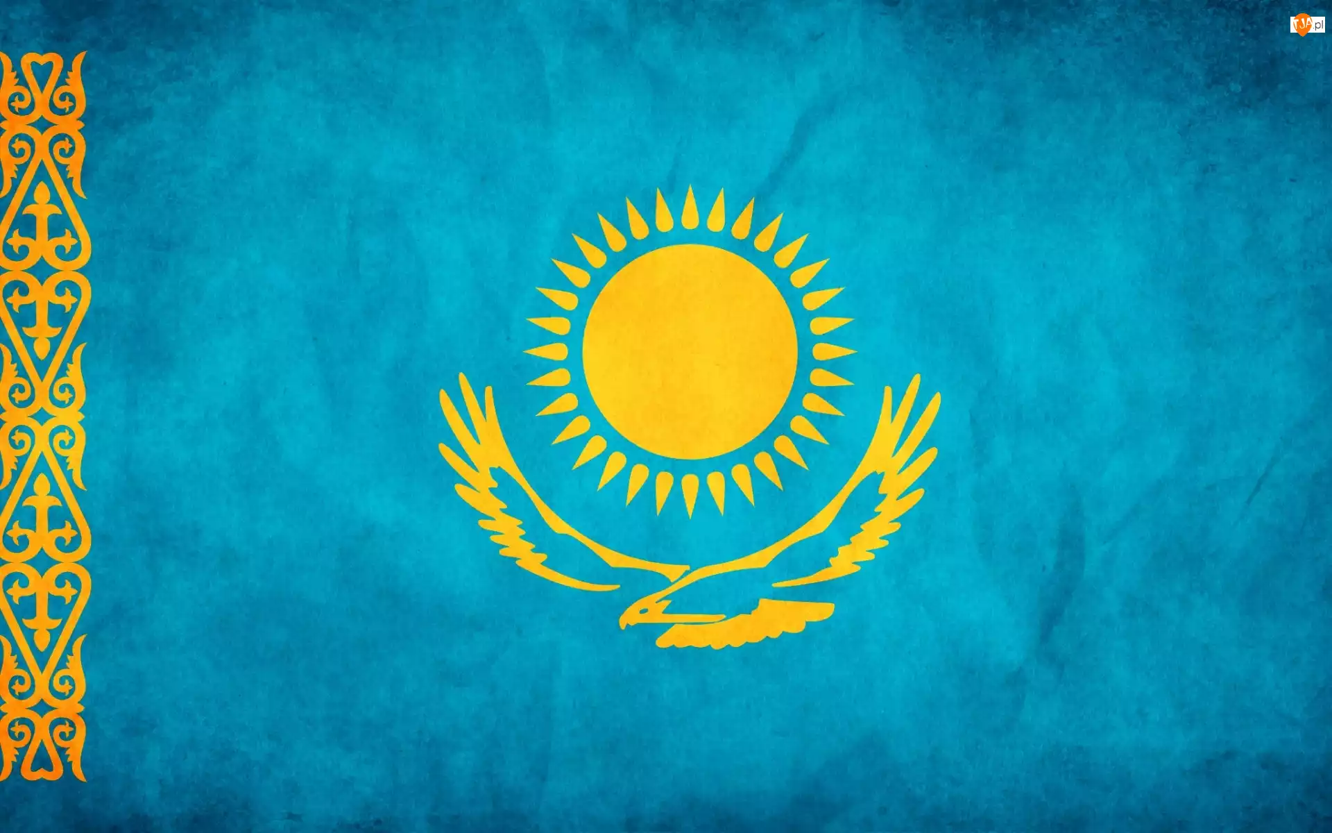 Kazachstan, Flaga, Państwa