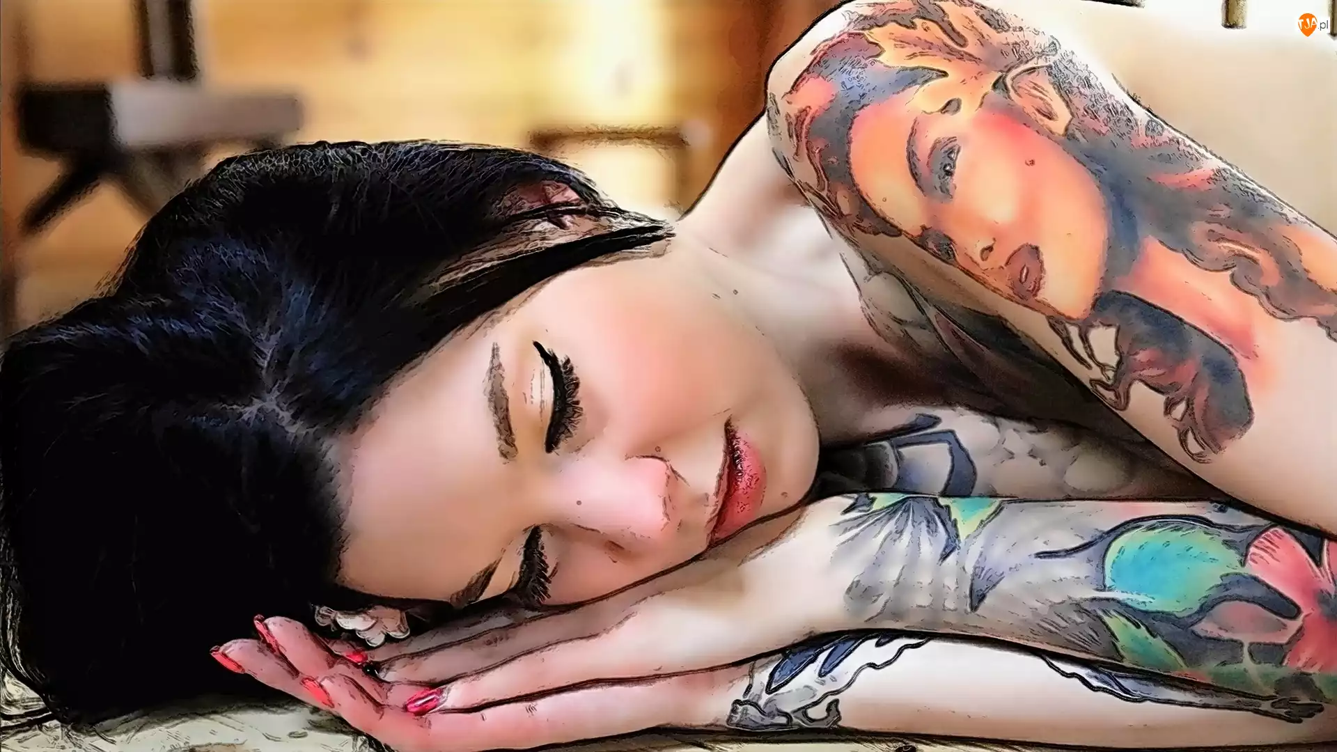 Tatuaże, Kobieta
