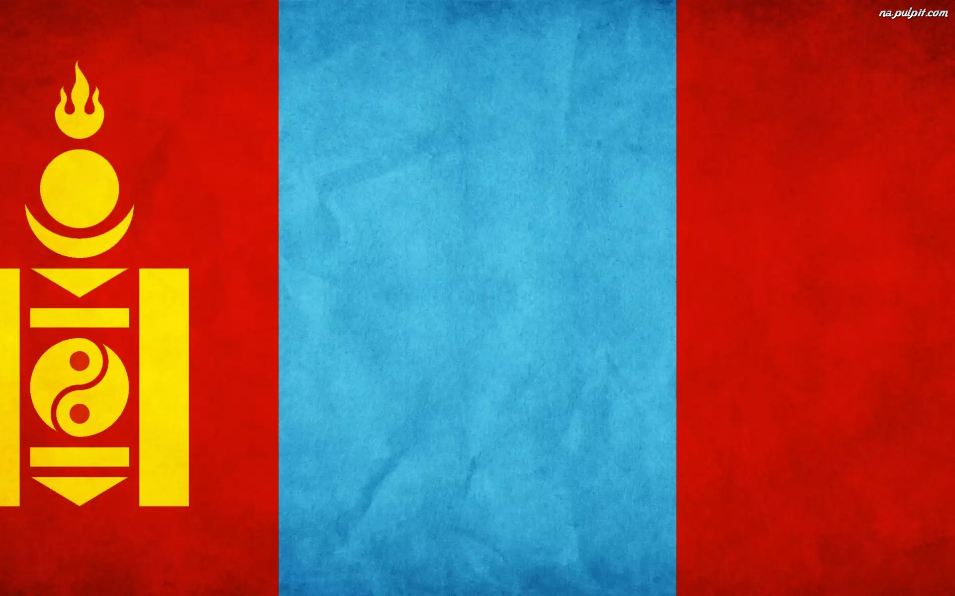 Mongolia, Flaga, Państwa
